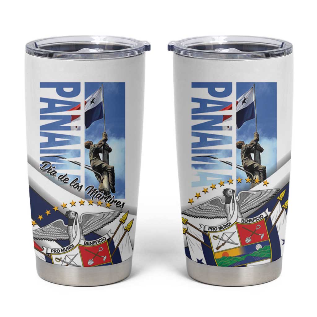 Panama Martyrs Day Tumbler Cup Dia de los Martires - Wonder Print Shop
