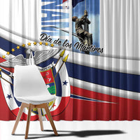 Panama Martyrs Day Window Curtain Dia de los Martires - Wonder Print Shop