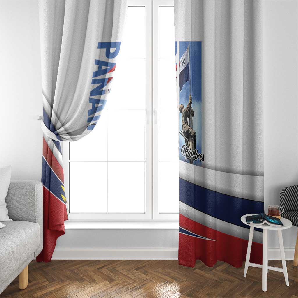 Panama Martyrs Day Window Curtain Dia de los Martires - Wonder Print Shop