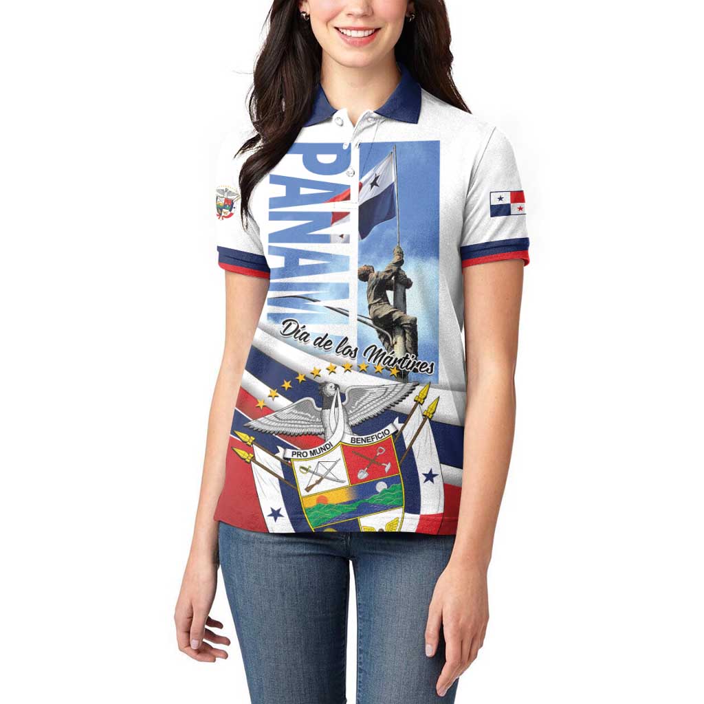 Panama Martyrs Day Women Polo Shirt Dia de los Martires - Wonder Print Shop