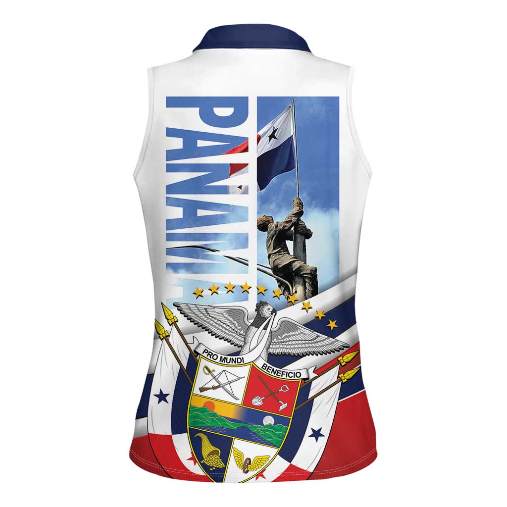 Panama Martyrs Day Women Sleeveless Polo Shirt Dia de los Martires - Wonder Print Shop