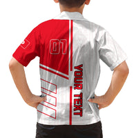 Tunisia Football Family Matching Long Sleeve Bodycon Dress and Hawaiian Shirt Go Eagles of Carthage - Wonder Print Shop