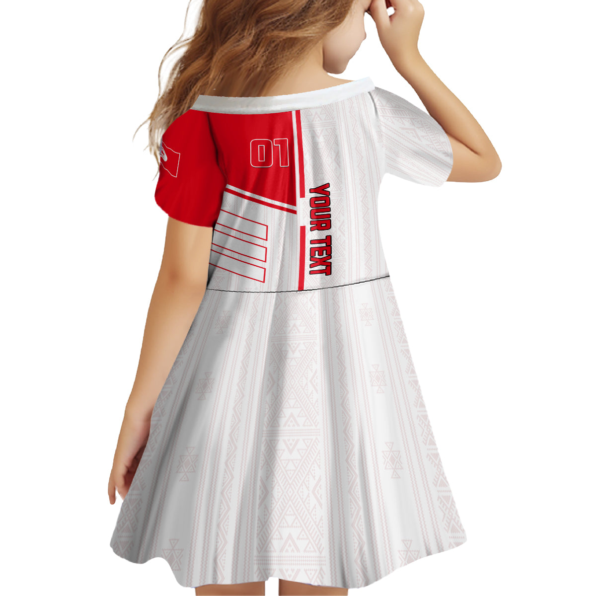 Tunisia Football Family Matching Long Sleeve Bodycon Dress and Hawaiian Shirt Go Eagles of Carthage - Wonder Print Shop