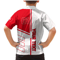 Tunisia Football Family Matching Mermaid Dress and Hawaiian Shirt Go Eagles of Carthage - Wonder Print Shop