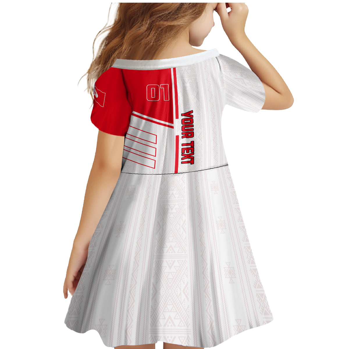 Tunisia Football Family Matching Mermaid Dress and Hawaiian Shirt Go Eagles of Carthage - Wonder Print Shop