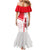 Tunisia Football Family Matching Mermaid Dress and Hawaiian Shirt Go Eagles of Carthage - Wonder Print Shop