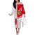 Tunisia Football Family Matching Off Shoulder Long Sleeve Dress and Hawaiian Shirt Go Eagles of Carthage - Wonder Print Shop