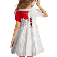 Tunisia Football Family Matching Short Sleeve Bodycon Dress and Hawaiian Shirt Go Eagles of Carthage - Wonder Print Shop