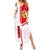Tunisia Football Family Matching Summer Maxi Dress and Hawaiian Shirt Go Eagles of Carthage - Wonder Print Shop