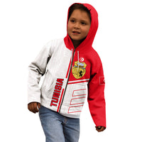 Tunisia Football Kid Hoodie Go Eagles of Carthage - Wonder Print Shop