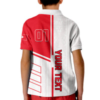 Tunisia Football Kid Polo Shirt Go Eagles of Carthage - Wonder Print Shop