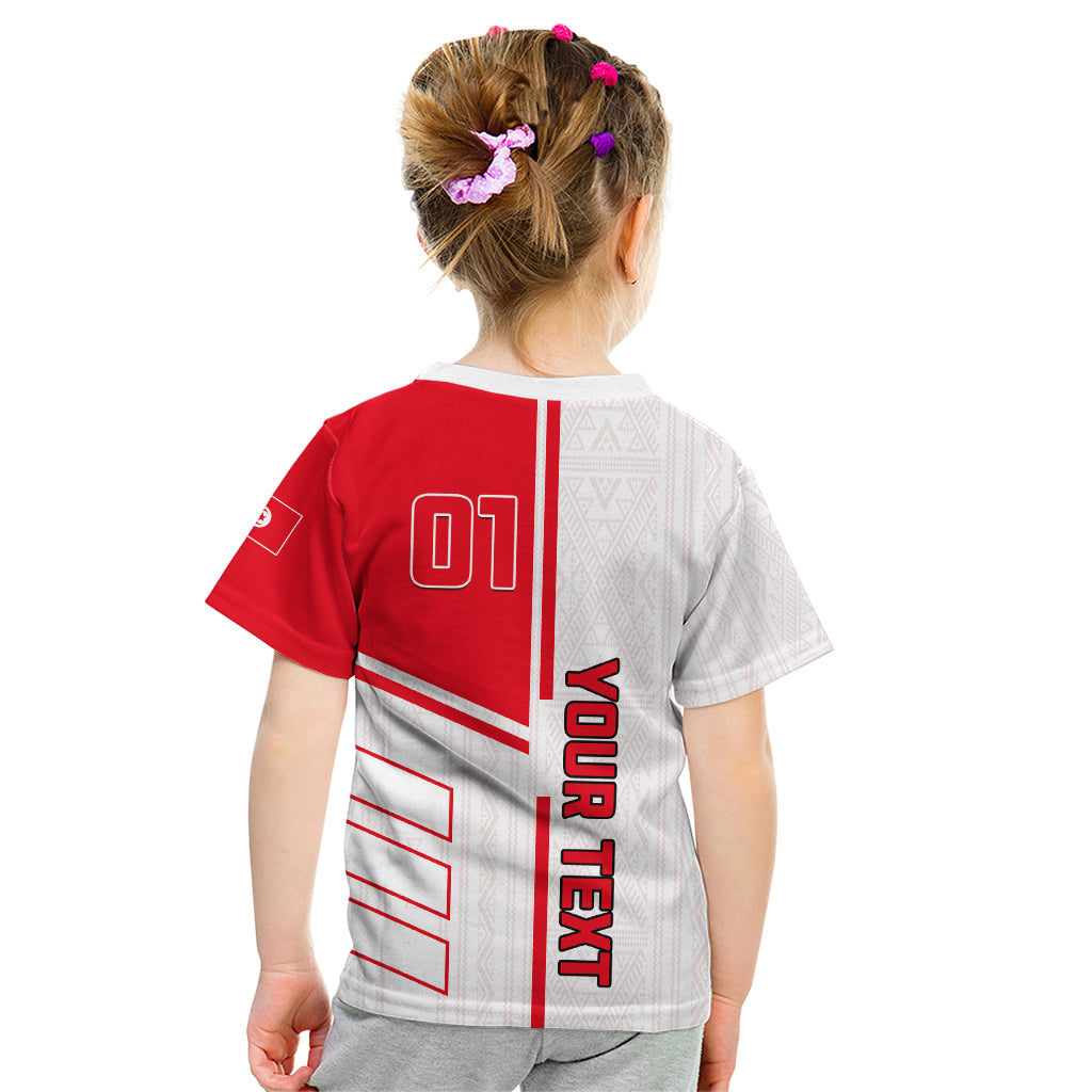 Tunisia Football Kid T Shirt Go Eagles of Carthage - Wonder Print Shop