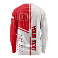 Tunisia Football Long Sleeve Shirt Go Eagles of Carthage - Wonder Print Shop