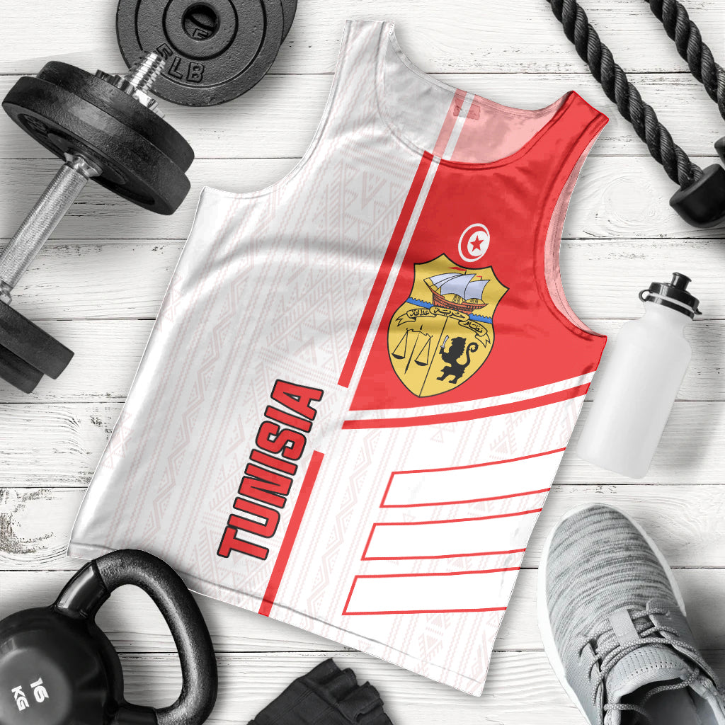 Tunisia Football Men Tank Top Go Eagles of Carthage - Wonder Print Shop