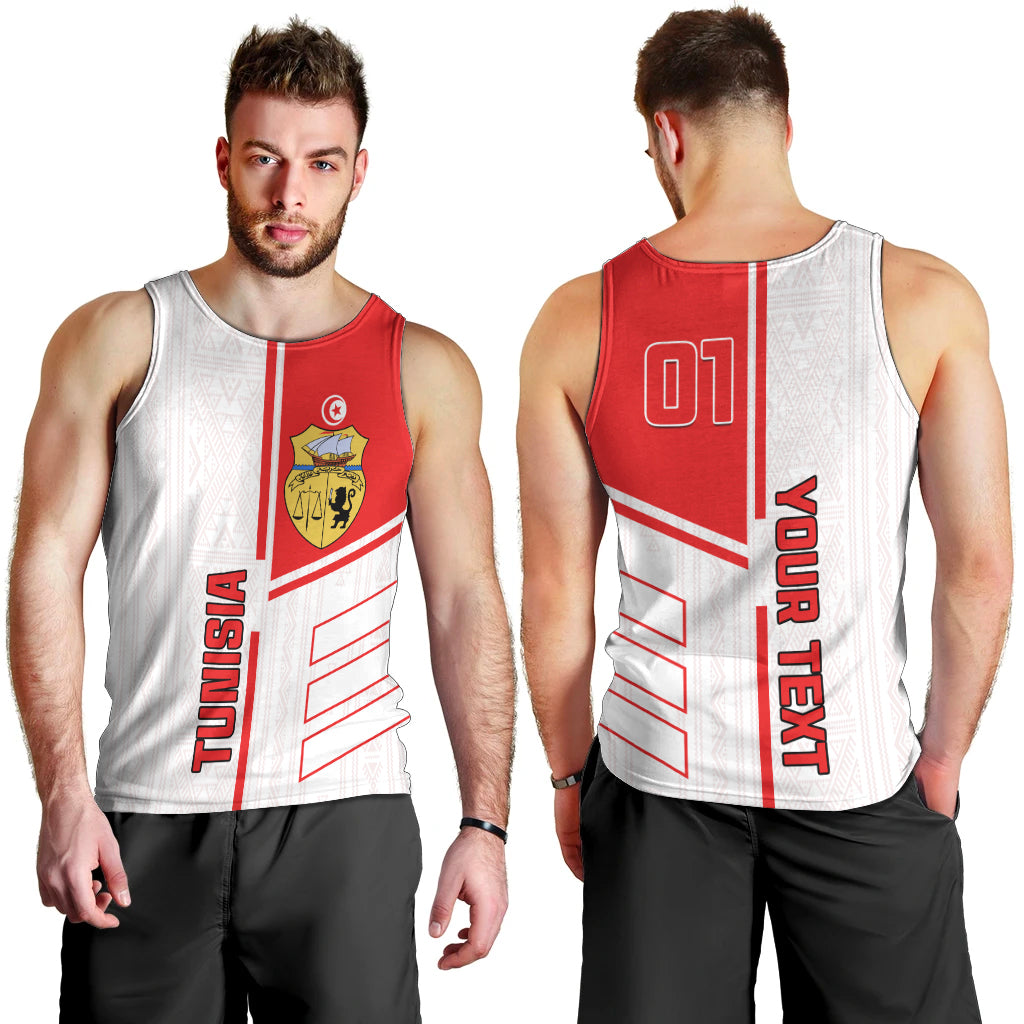 Tunisia Football Men Tank Top Go Eagles of Carthage - Wonder Print Shop