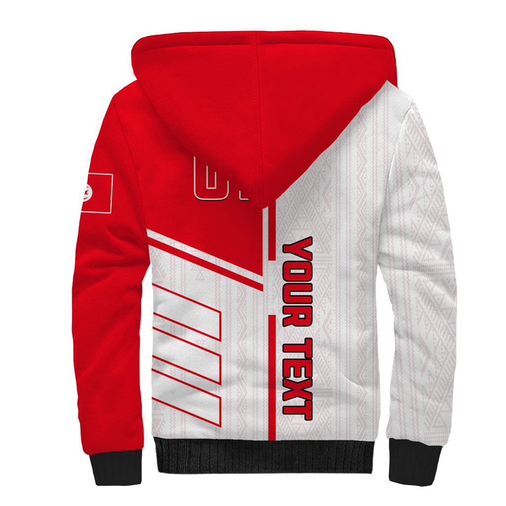 Tunisia Football Sherpa Hoodie Go Eagles of Carthage - Wonder Print Shop