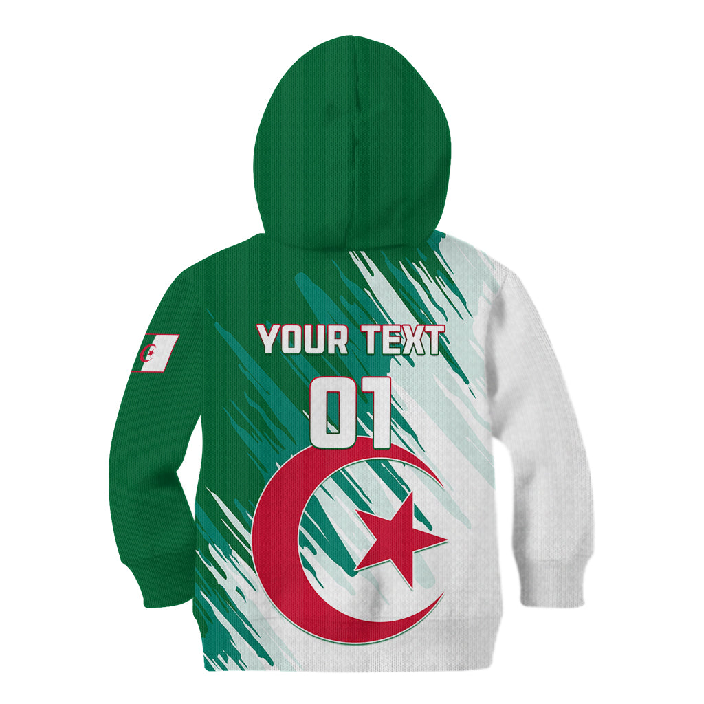 Algeria Football Kid Hoodie Go Les Fennecs - Wonder Print Shop