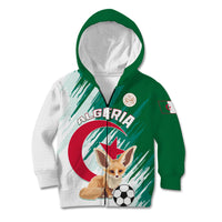 Algeria Football Kid Hoodie Go Les Fennecs - Wonder Print Shop