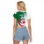 Algeria Football Raglan Cropped T Shirt Go Les Fennecs - Wonder Print Shop