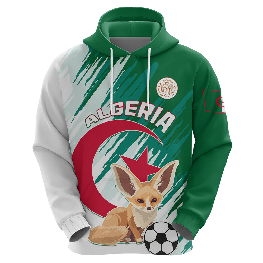 Algeria Football Zip Hoodie Go Les Fennecs - Wonder Print Shop