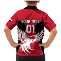 Egypt Football Family Matching Mermaid Dress and Hawaiian Shirt Go The Pharaohs - Wonder Print Shop