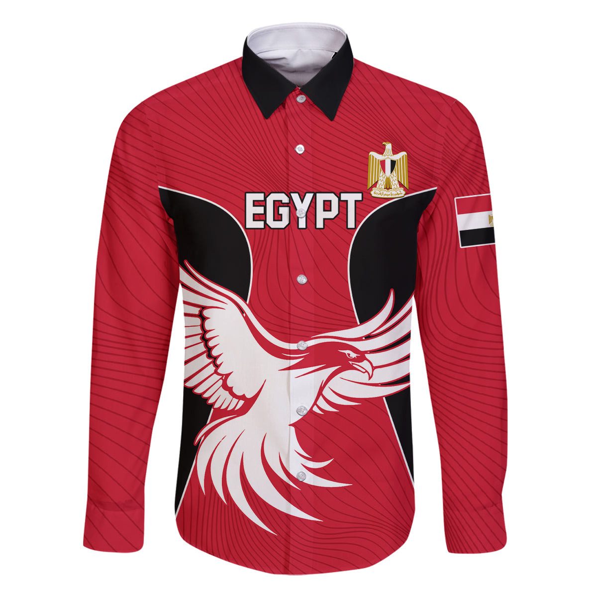 Egypt Football Family Matching Off Shoulder Maxi Dress and Hawaiian Shirt Go The Pharaohs - Wonder Print Shop