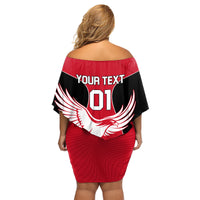 Egypt Football Family Matching Off Shoulder Short Dress and Hawaiian Shirt Go The Pharaohs - Wonder Print Shop