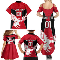 Egypt Football Family Matching Summer Maxi Dress and Hawaiian Shirt Go The Pharaohs - Wonder Print Shop