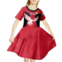 Egypt Football Kid Short Sleeve Dress Go The Pharaohs - Wonder Print Shop