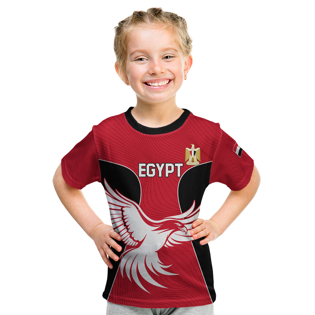Egypt Football Kid T Shirt Go The Pharaohs