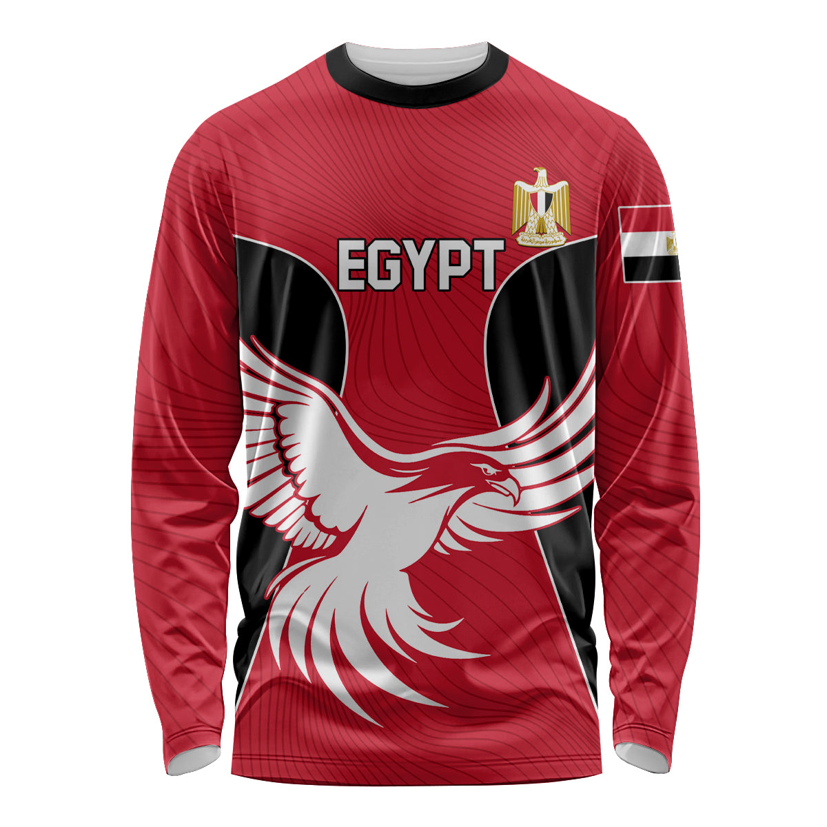 Egypt Football Long Sleeve Shirt Go The Pharaohs - Wonder Print Shop