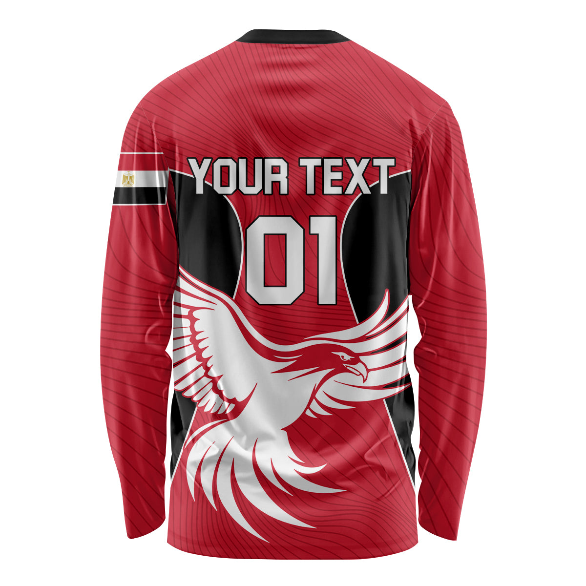 Egypt Football Long Sleeve Shirt Go The Pharaohs - Wonder Print Shop