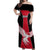 Egypt Football Off Shoulder Maxi Dress Go The Pharaohs - Wonder Print Shop