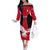 Egypt Football Off The Shoulder Long Sleeve Dress Go The Pharaohs - Wonder Print Shop