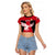 Egypt Football Raglan Cropped T Shirt Go The Pharaohs - Wonder Print Shop