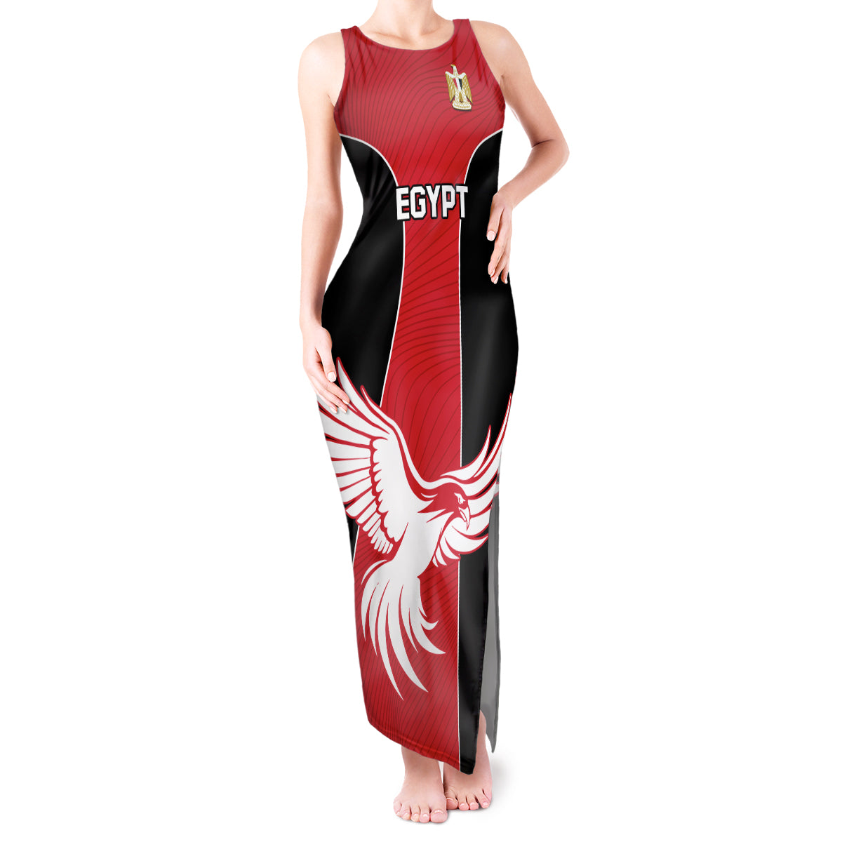 Egypt Football Tank Maxi Dress Go The Pharaohs - Wonder Print Shop