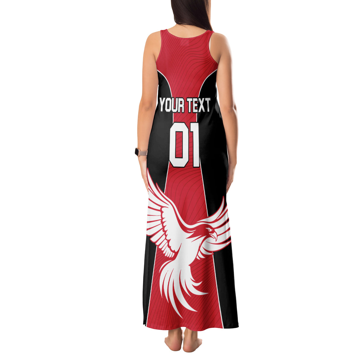 Egypt Football Tank Maxi Dress Go The Pharaohs - Wonder Print Shop