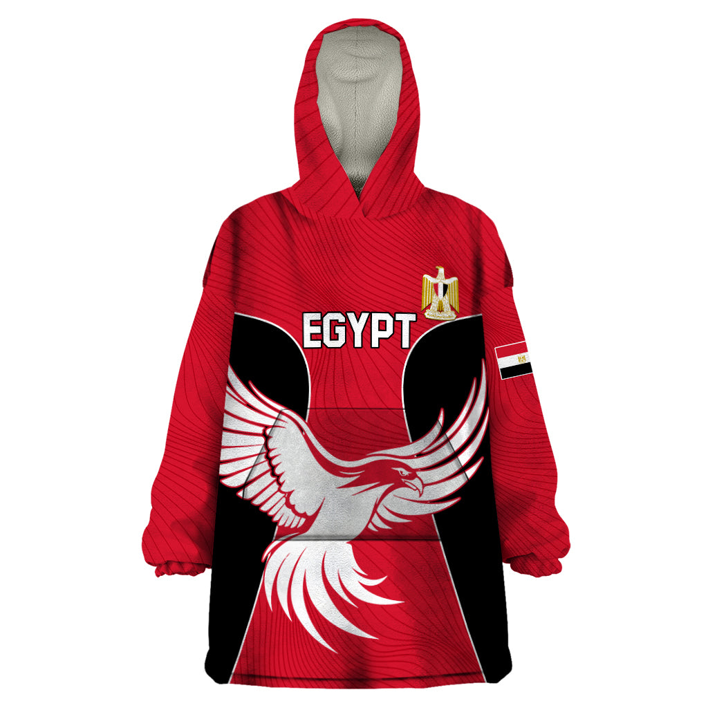 Egypt Football Wearable Blanket Hoodie Go The Pharaohs - Wonder Print Shop