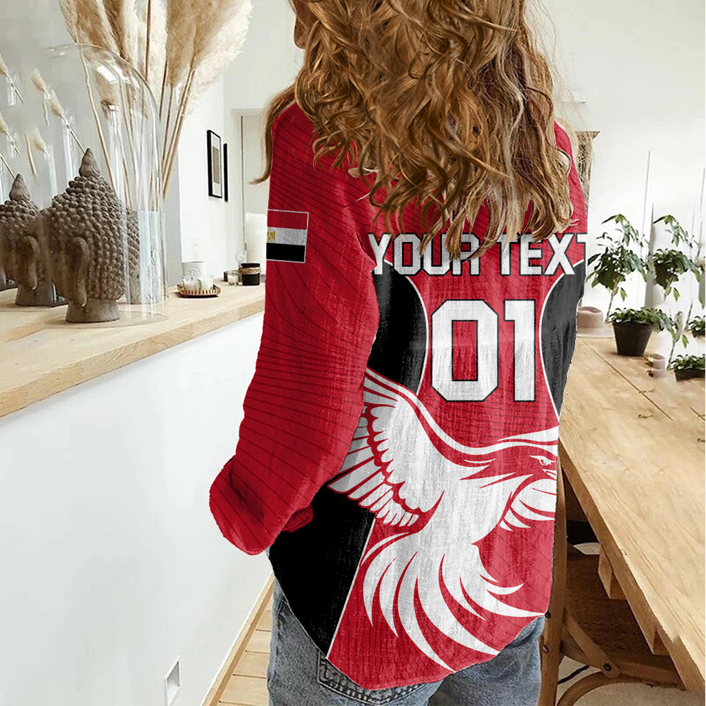 Egypt Football Women Casual Shirt Go The Pharaohs - Wonder Print Shop