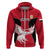 Egypt Football Zip Hoodie Go The Pharaohs - Wonder Print Shop