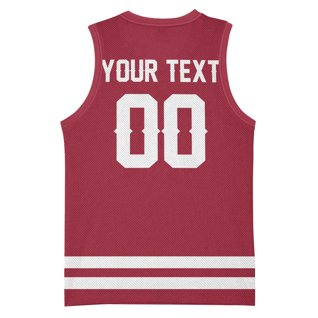 Custom Hockey 2026 Latvia Basketball Jersey Latvians Go Champions
