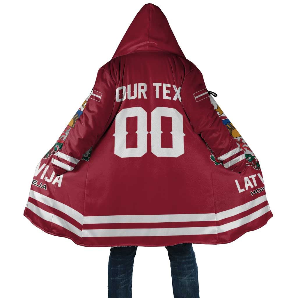 Custom Hockey 2026 Latvia Cloak Latvians Go Champions