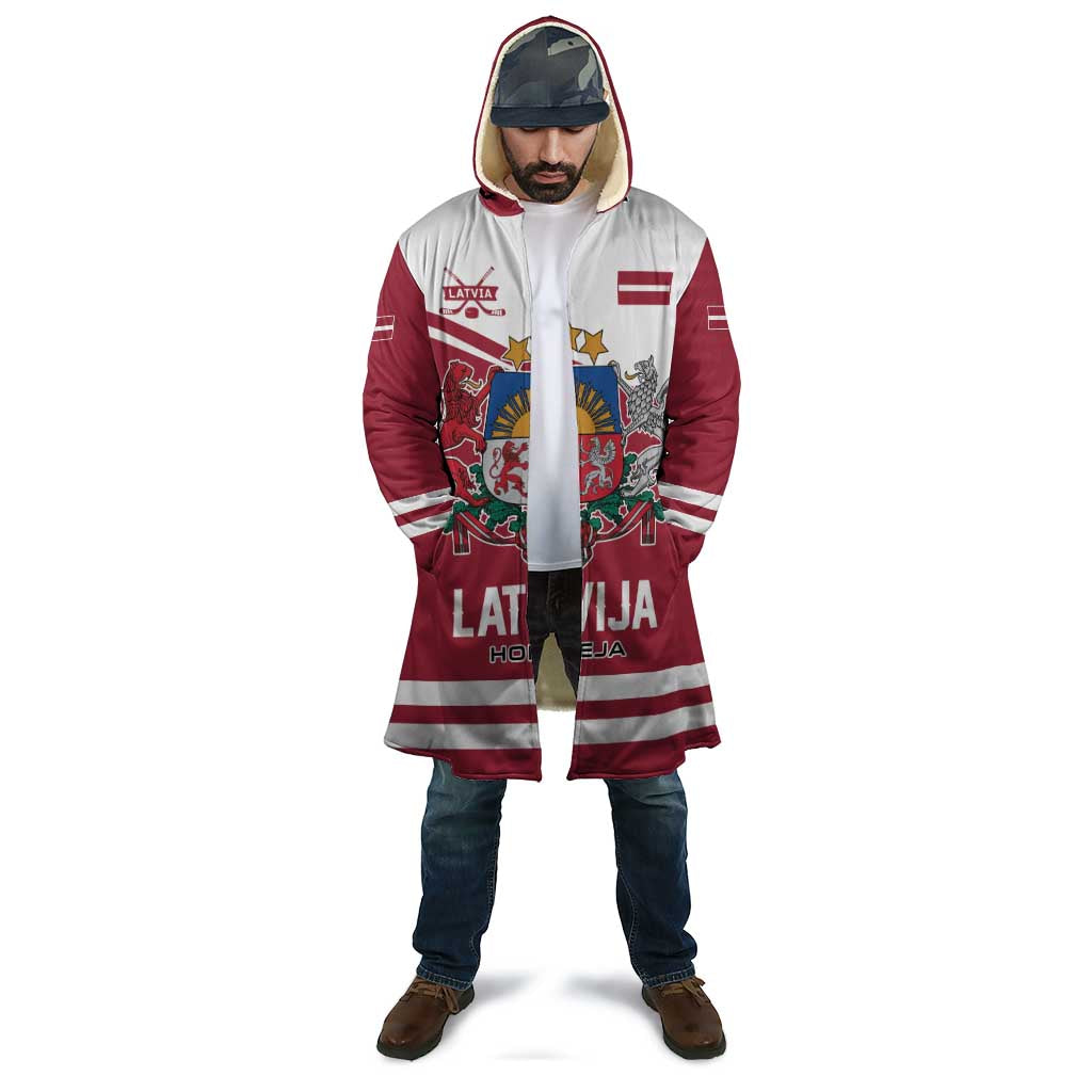 Custom Hockey 2026 Latvia Cloak Latvians Go Champions