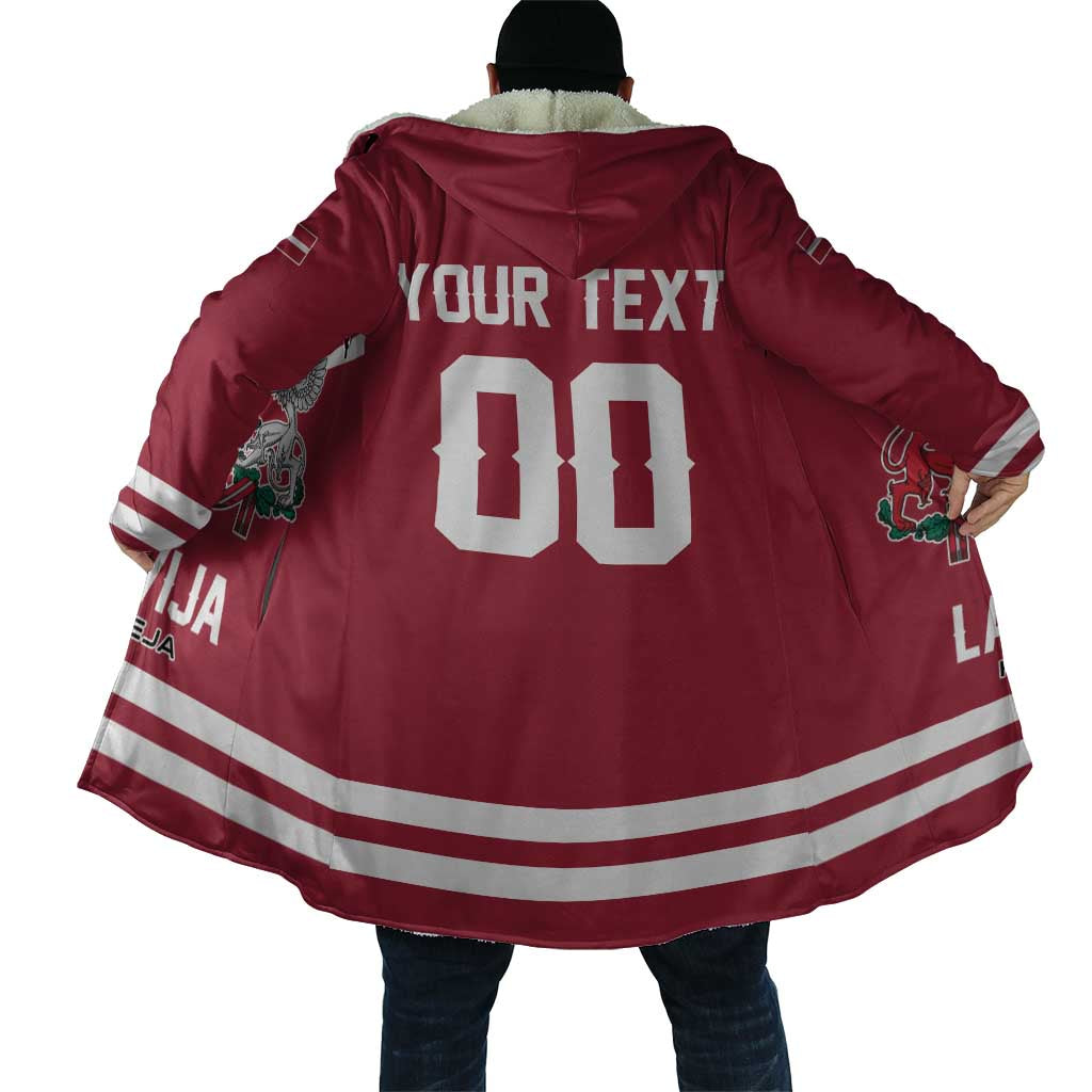 Custom Hockey 2026 Latvia Cloak Latvians Go Champions