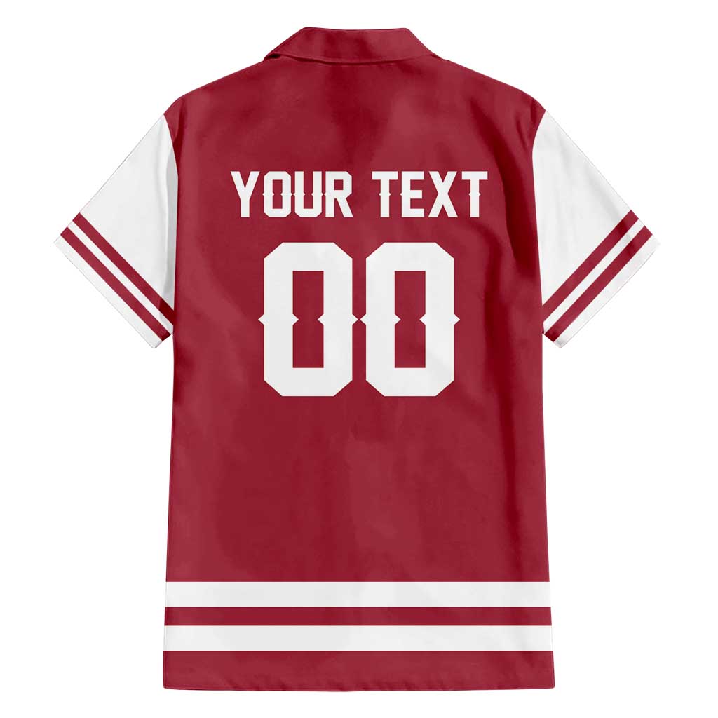 Custom Hockey 2026 Latvia Hawaiian Shirt Latvians Go Champions