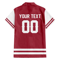 Custom Hockey 2026 Latvia Hawaiian Shirt Latvians Go Champions
