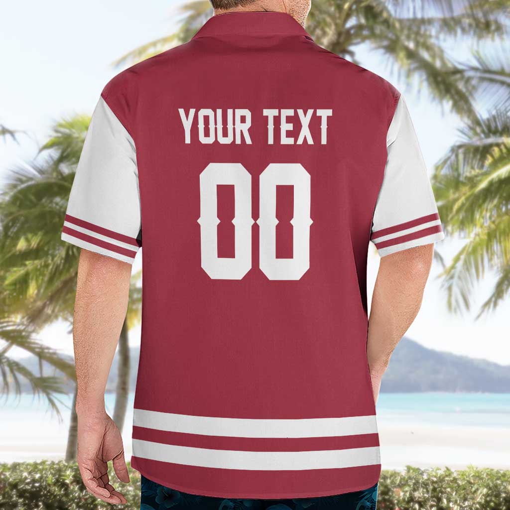 Custom Hockey 2026 Latvia Hawaiian Shirt Latvians Go Champions