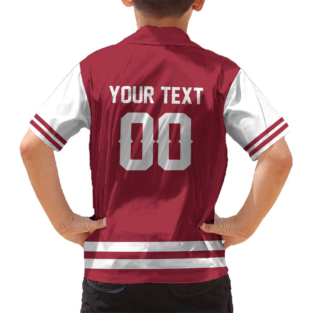 Custom Hockey 2026 Latvia Hawaiian Shirt Latvians Go Champions