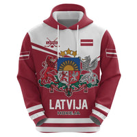 Custom Hockey 2026 Latvia Hoodie Latvians Go Champions