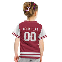 Custom Hockey 2026 Latvia Kid T Shirt Latvians Go Champions